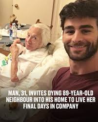 Man invites elderly neighbor to live with him after leukemia diagnosis