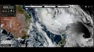Zoom earth shows live weather satellite images of the earth in a fast, zoomable map. Cyclone Gretel 2020 Live Zoom Earth 15th March 1800 To 16th March 2000 Youtube