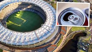 More than 55,000 fans attended last night's dreamtime clash between essendon and richmond at optus stadium and the thirst for football in the traditional football state meant the game was a sellout. Does Optus Stadium S New Viewing Platform Make It Look Like A Giant Beer Can You Be The Judge Perthnow