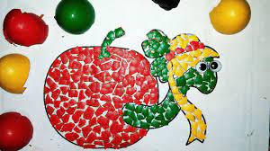 Gambar buah apel dari telur. Cara Memasang Cangkang Kulit Telur Untuk Prakarya Buah Apel Youtube
