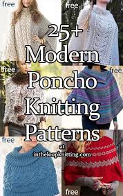 How to knit shawl poncho. Modern Poncho Knitting Patterns In The Loop Knitting