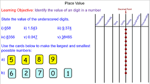 Place Value Mr Mathematics Com Place Values Tens And Units Learning Objectives