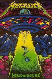Metallica Vancouver Ca Concertposter Concertprint Rock Band Posters Poster Art Poster Prints