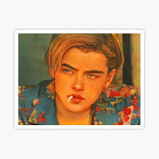 Leonardo Dicaprio Island Stickers for Sale