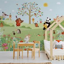 Fantasie a pois, nuvolette o gli animali del se sei in affitto, la nostra carta da parati per camerette è perfetta! Carta Da Parati Per Bambini Di Alta Qualita Carta Da Parati Per Bambini Carta Da Parati Arredamento Camera Dei Bambini