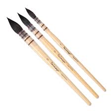 5 out of 5 stars. Dainayw Professional Watercolor Paint Brushes Round Squirrel Hair Paint Brush Set For Art Painting Gouache Wash Mop 3 Brushes Gift For Kids Artist Quality Supplies Buy Online In United Arab Emirates At