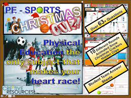 Test how much you know about the basics of physical education and what it entails by taking this introductory quiz. Pe Christmas Quiz Teaching Resources