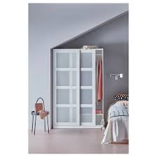 Il me faut absolument la largeur de l'encadrement de la structure incluant les deux rails afin de savoir si je peux la placer en tableau q2 : Kvikne Armoire 2 Portes Coulissantes Blanc 120x190 Cm Porte Coulissante Armoire 2 Portes Portes De Grange Interieur