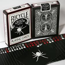 Featuring custom illustrated faces, suits, and card backs the bicycle® aviary deck is a beautiful, intricately designed deck of playing cards that will make a perfect addition to your collection. Spider Black Deck Bicycle Cards With Bonus Fast Shipping Magictricks Com