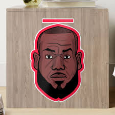 lebron james" Sticker by goolpixh