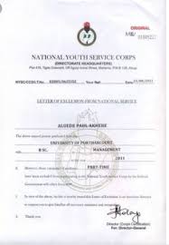 Jun 16, 2021 · however, these degrees are worthless without an nysc certificate, in holding any government position/s, as dr. Nysc Exclusion And Exemption Certificate Unilorintoday Com ÙÙŠØ³Ø¨ÙˆÙƒ