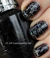 opi nail polish black glitter