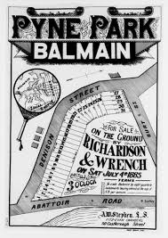 Pyne Park Balmain Sale Plan Balmain How To Plan Family History