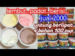 Lakukan hal tersebut sebanyak 3 kali agar mendapatkan hasil es krim yang halus dan lembut. Cara Membuat Es Krim Lembut Padat Berisi Youtube