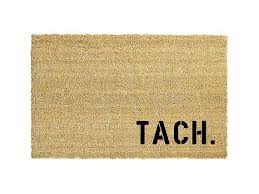 Tach Kokos Fussmatte Fussabtreter Turvorleger Teppich 40 X 60 Cm Mit Spruch Geschenk Hochzeit Geburtstag Einzug Door Mat Rubber Flooring Carpet