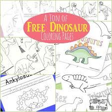 Andreja for your free printable coloring pages for preschool. A Ton Of Free Dinosaur Printables For Kids Itsybitsyfun Com