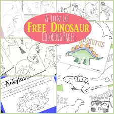 I can't even remember a time when i thank you ms. A Ton Of Free Dinosaur Printables For Kids Itsybitsyfun Com