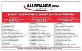 Hours may change under current circumstances Allbrands Com Sewing Machine Repair Service At Allbrands Com