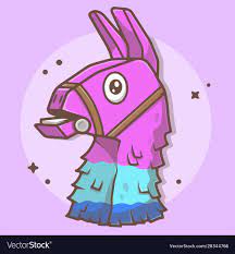 Llama Pinata Fortnite Download A Free Preview Or High Quality Adobe Illustrator Ai Eps Pdf And High Resolution Jpeg Llama Drawing Llama Images Easy Drawings