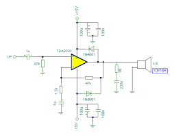 Tda2030 Is A Monolithic Integrated Circuit In Pentawatt Package Intended For Use As A Low Frequency Class Ab Amp Audio Amplifier Amplifier Electronics Circuit