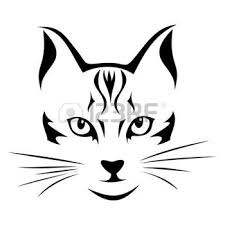 Les enfants s'amuseront à colorier cet animal de compagnie. Tattoo Designs Stock Photos Images Royalty Free Tattoo Designs Images And Pictures Tete De Chat Dessin Dessin Chat Dessin Noir Et Blanc