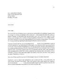 This tells the judge that you don't feel entitled to leniency. Letter To Judge Before Sentencing From Mother Template For Letter To Judge From Mother Leniency