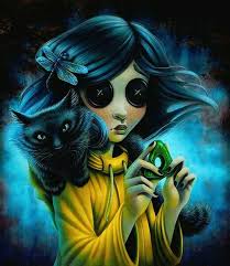 La película de coraline está diseñada o adaptada conforme al libro. Illilli Coraline Y La Puerta Secreta Illilli Coraline Arte De Tim Burton Dibujos Espeluznantes