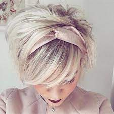 18 Short Cute Hairstyles 12 Short Hair With Headband Shorthair Shorthairstyles Sho Headbands For Short Hair Hair Styles Cute Hairstyles For Short Hair