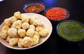 Chadian Millet Balls With 3 Dipping Sauces Peanut Sauce Saka Saka Sauce Harissa Lime Sauce Peanut Sauce Lime Sauce Dipping Sauce