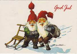 Tomtebilder gratis ~ tomte high res stock images shutterstock. Beware Of The Rug If This Is Thursday It Must Be Postcards 70 Norwegian Christmas Scandinavian Christmas Nordic Christmas