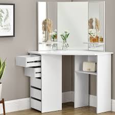 Schlafzimmer kommode zimmer mädchen trendy schlafzimmer schminktisch modern möbel selber bauen coole möbel zimmer einrichten inneneinrichtung wohnen. Schminktisch Nova Weiss Mit Spiegel Ohne Hocker