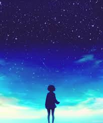 tumblr アニメの風景 見上げる イラスト 青空 イラスト