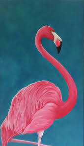 Flamingo Painting Pink Flamingo Flamingos Acrylic Painting Etsy In 2020 Flamingo Painting Flamingo Pictures Flamingo Art