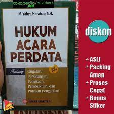 Yahya harahap , 2008,hukum acara perdata, cet. Jual Hukum Acara Perdata M Yahya Harahap Kab Sleman Buku Beta Tokopedia