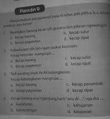Kecap rundayan nyaeta kecap asal anu tos nganggo rarangken, boh eta mah rarangken hareup,tengah,tukang sareng rarangken barung tah rarangk. Pancen 9 Kelas 8 Halaman 62 Tolong Jawab Brainly Co Id