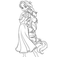Coloriage La Tresse De Raiponce Rapunzel Para Colorir Desenhos Para Colorir Desenho Da Rapunzel