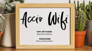 Download Accio Wifi Harry Potter Free Printable Wifi Password With Editable Pdf Lovely Planner