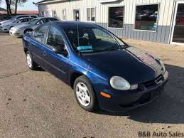 In australia and canada, the chrysler neon was discontinued in 2002. Dodge Neon 141000 Miles Blue Sedan I 4 Cyl Automatic 2002 Used Classic Cars