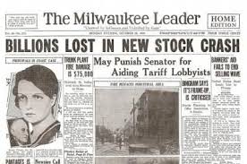 1929 Stock Market Crash Newspaper In 2020 Stock Market Stock Market Crash Marketing