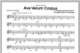 Ave verum wolfgang amadeus mozart. Ave Verum Corpus
