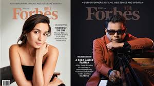 Alia Bhatt To AR Rahman, Bollywood Celebrities Who Featured In Forbes  India's Showstopper 2023 Edition
