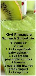 Kiwi Pineapple Spinach Smoothie Recipe Recipe Spinach Smoothie Recipes Spinach Smoothie Easy Green Smoothie Recipes