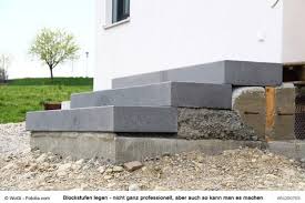 Blockstufen Hauseingang Hauseingang Treppen Hauseingang Blockstufen