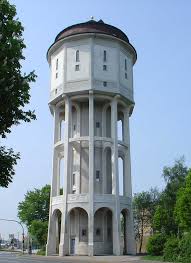 Emden Wasserturm Water Tower Concrete Architecture Unique Buildings