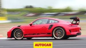 The big bumper with a low apron and grilles to cool the brakes and. Porsche 911 Gt3 Rs 2018 Review 513bhp Roadgoing Racer Tested Autocar Youtube