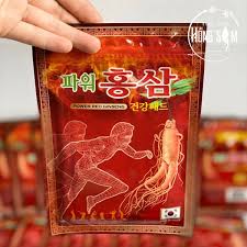 Miếng Cao Dán Hồng Sâm Đỏ Hàn Quốc Gói 20 Miếng - Thế Giới Hồng Sâm