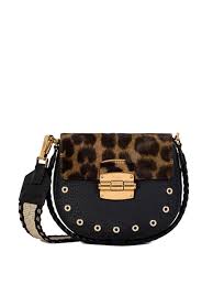 Cross Body Bags Furla Club Animal Print Saddle Bag 842351tnx