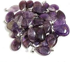 Amazon.com: Natural Stone Pendants Crystal Amethysts Necklace Lapis Lazuli  Charms Tear Beads for Jewelry Making Earring Gems 50pcs,Gary Agate : Arts,  ...