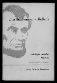 Lincoln University Bulletin