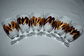 6 Verres Graphiques Or Et Marron Coupes Gouttes Marron Or Verres Contemporains Verres Dores Verres Fetes Verres Noel Opaleisis Etsy En 2020 Coffret Bijoux Couleurs De Base Bijoux En Bois